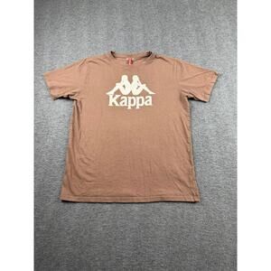 Kappa Brown Logo‎ T-Shirt Size Small